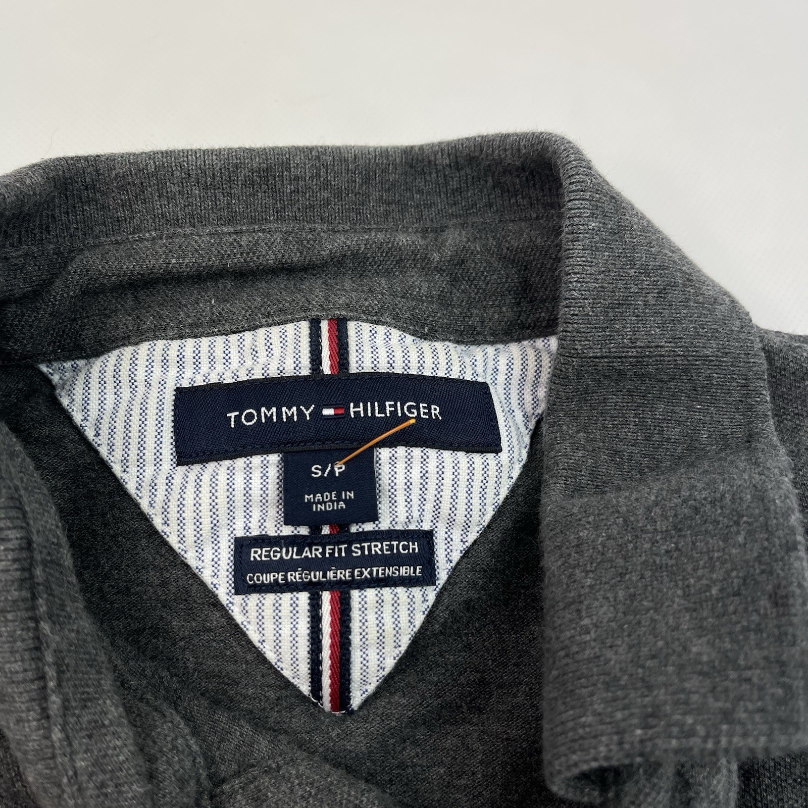 Tommy Hilfiger Solid Gray Regular Fit Stretch Pol… - image 4