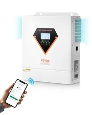 VEVOR Hybrid Solar Inverter Charger 3000W 110/120V with Built-in 100A MPPT