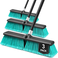 Tidybliss 45 Cm Besen Mit Stiel DraußEn 3 Packung, StraßEnbesen, GroßE Strassenb