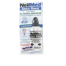 NeilMed Sinus Rinse Starter Kit 8oz Squeeze Bottle  Pre-Mixed Sample Exp 2029
