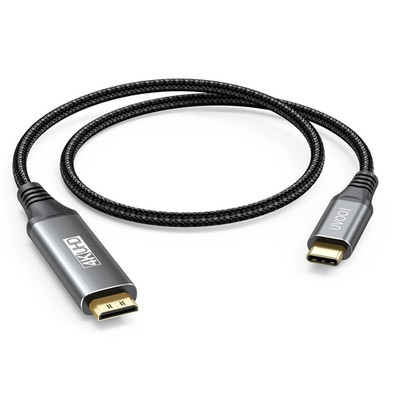 Short USB C to Mini HDMI Cable 2FT(NOT HDMI), 4K@60Hz High Speed Type-C to Mini