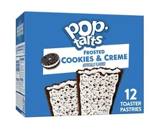 Pop-Tarts Frosted Cookies and Creme Toaster Pastries, 20.3 oz (12 Count)