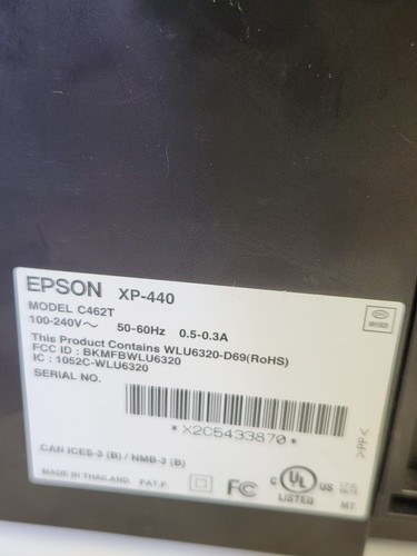 Epson XP-440 Wireless All-In-One Inkjet Color Photo Mobile Scan Copy Printer - Afbeelding 11 van 11