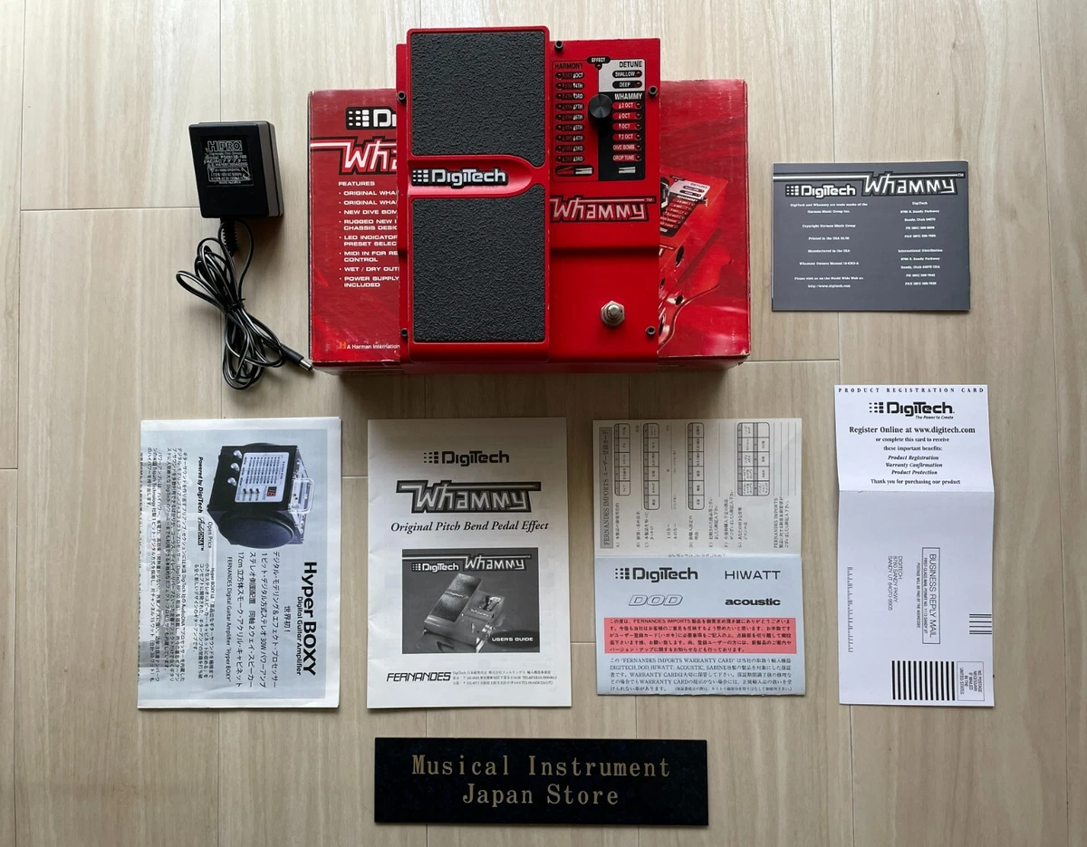 Digitech Whammy 4 WH-4 Pitch Shifter Guitar Effect Pedal with Original Box