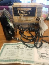 Vintage GE General Electric Portable Travel Steam Iron Model F29 Box Made in USA