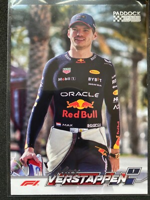 2024 TOPPS Paddock Pass Formula 1 Racing 1 Max Verstappen (Red Bull) Variation