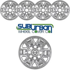 👀 FITS 2012-2021 Nissan NV Van IMP-87X 17" Chrome Steel Wheel Skins NEW SET/4 ✅