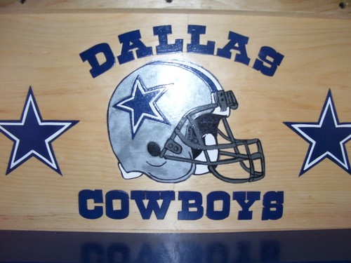 Dallas Cowboys Bobble Heads vitrina enviada desmontada - Imagen 6 de 12