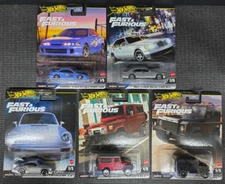 Hotwheels FAST & FURIOUS Premium 1:64 Diecast 2024 - MIX 3 - Complete Set of 5