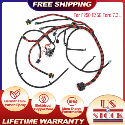 Engine Wiring Harness For F250 F350 Ford 7.3L Super Duty w/o Cali Before 5/12/97