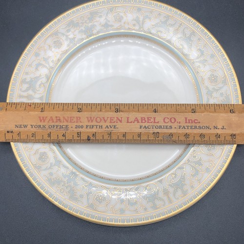 Gorham Lorenzo De Medici Bread/Dessert Plate Green Ivory Gold 6.25" - Picture 5 of 5