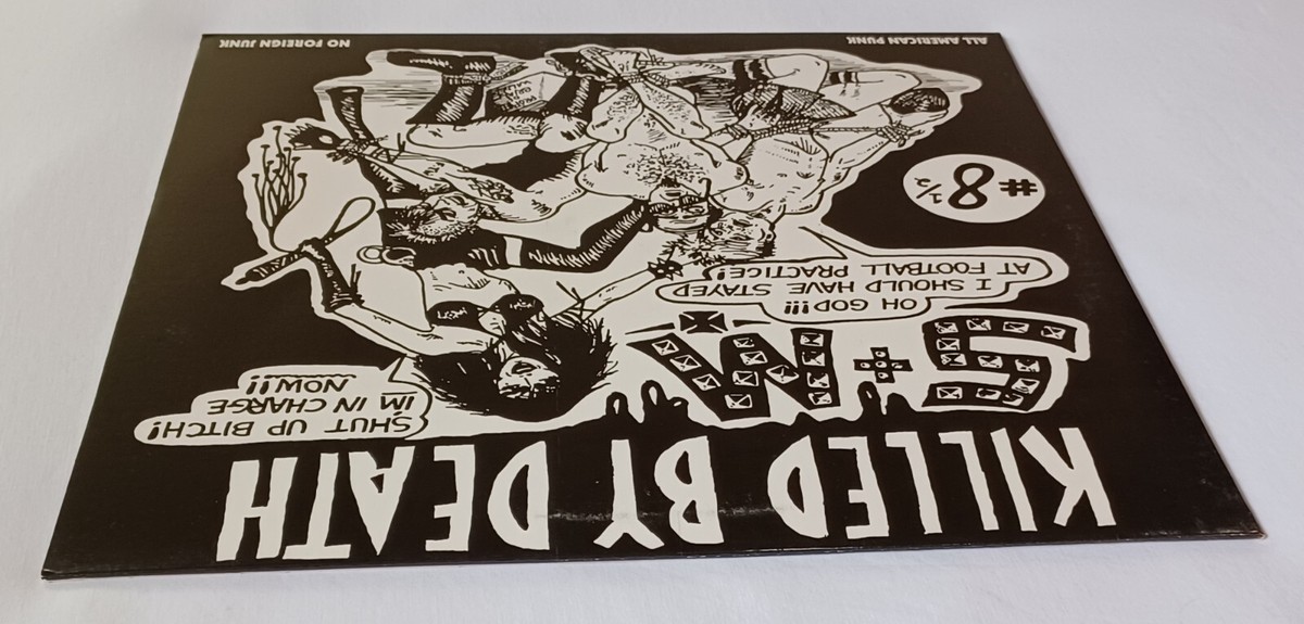 KILLED BY DEATH 8 1/2 LP Vinyl KBD Redrum American Punk Comp 1995