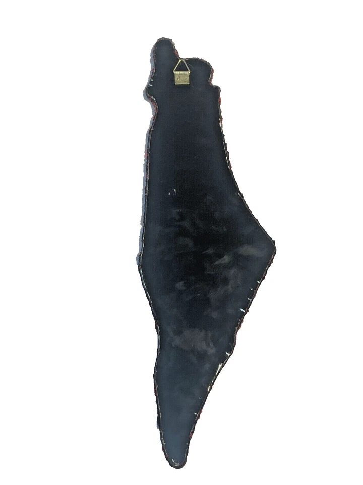 2 шт. висячая ручная вышивка на стене в виде карты Палестины - Изображение 3 из 4