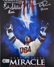 🔥DISNEY'S MIRACLE AUTOGRAPHED PHOTO BECKETT COA HOLOGRAM AUTHENTIC USA HOCKEY🔥