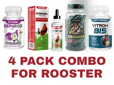 COMBO 4×1 PARA GALLOS/ROOSTERS (DEPUROX, SUPERTONIC, B 15, WINROOSTER)