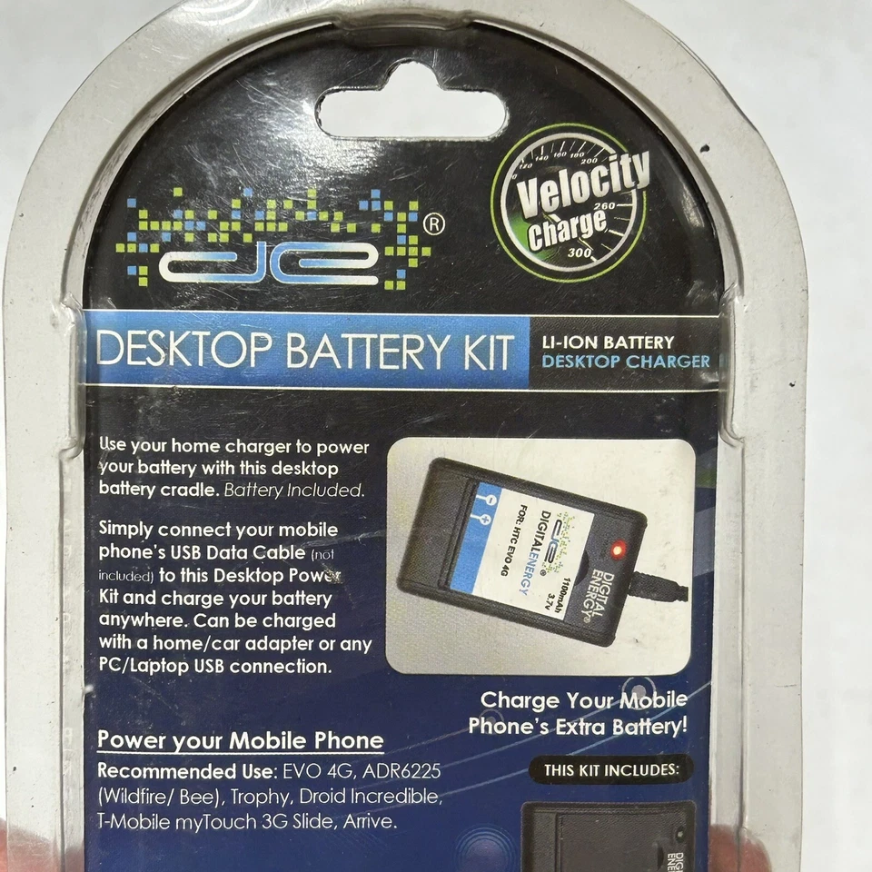 Литий-ионный аккумулятор и зарядное устройство HTC EVO 4G Droid Incredible Arrive Wildfire Trophy - Изображение 3 из 4