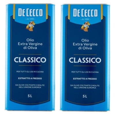 2x De Cecco Classico Olio Extra Vergine Di Oliva,Natives Olivenöl Extra 5lt Dose