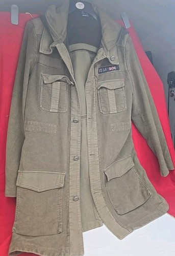 MUSTO Mens Green Parka Jacket Size M Shooting Hunting Fishing Military Coat