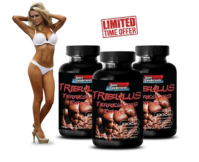 booster Tribulus Terrestris 1000mg Muscle Pharm Recovery 3 Bottles 270 Tablets