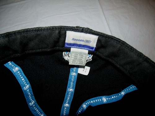 Orlando Magic Black w/ Blue Hat Reebok 100% Wool Fitted 7 3/4 - Afbeelding 6 van 6