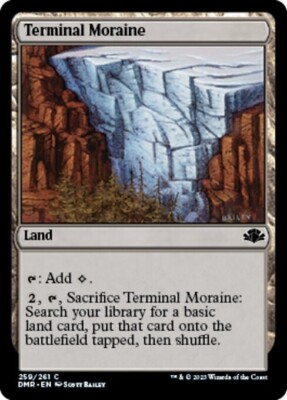 Terminal Moraine x1 1x FOIL Dominaria Remastered NM MTG