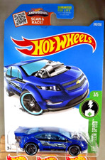 2016 Hot Wheels #243 HW Green Speed 3/5 SUPER VOLT Blue Variation w/Pr5 Spokes