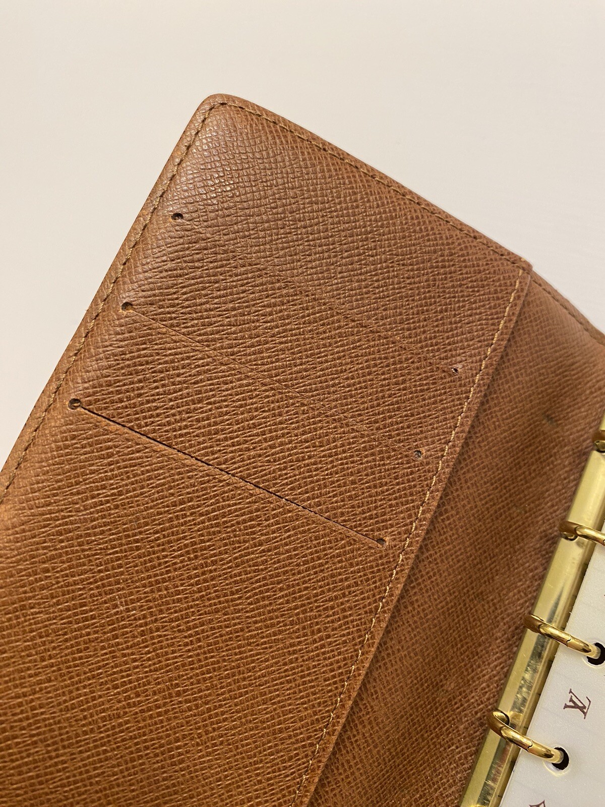 Louis Vuitton Brown Monogram Small Ring Agenda PM - image 6