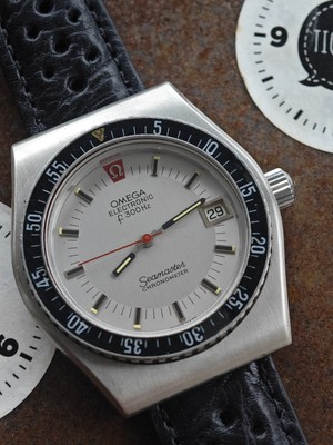 TiccTacc  - Vintage 1972 OMEGA f300 Diver Silver Dial 198.0016 version Cal.1250