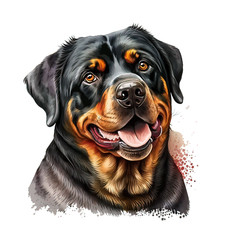 Adesivo auto cane gigante XXXL Rottweiler adesivi cani sticker