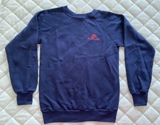 Vintage NWT Aspen Club Crewneck Sweatshirt Navy Small