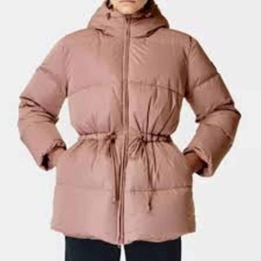 Sweaty Betty Women's Alto Water Resistant Puffer Jacket Chateau Pink- XL  NWT
