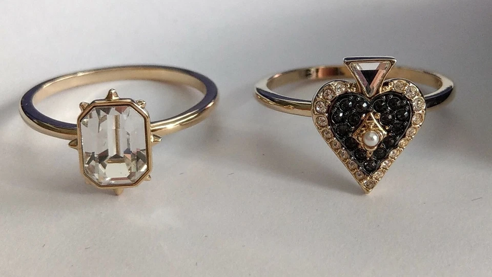 Swarovski Ring 2er Set Dmul / Gos Grösse 55 NEU OVP MIB NEW 5494018