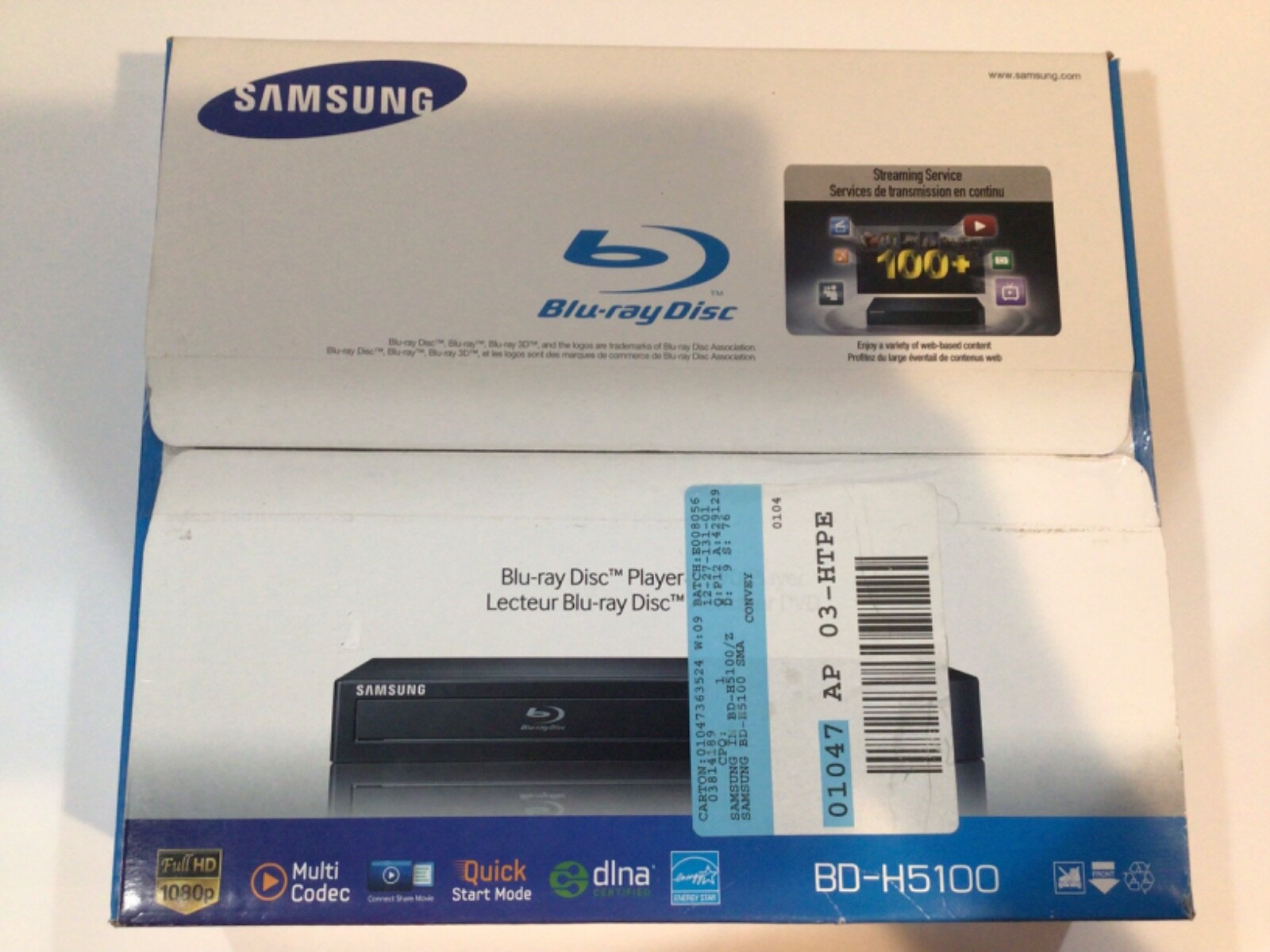 Samsung (BDH5100) FULL HD Bluray & DVD Player LAN WIRED