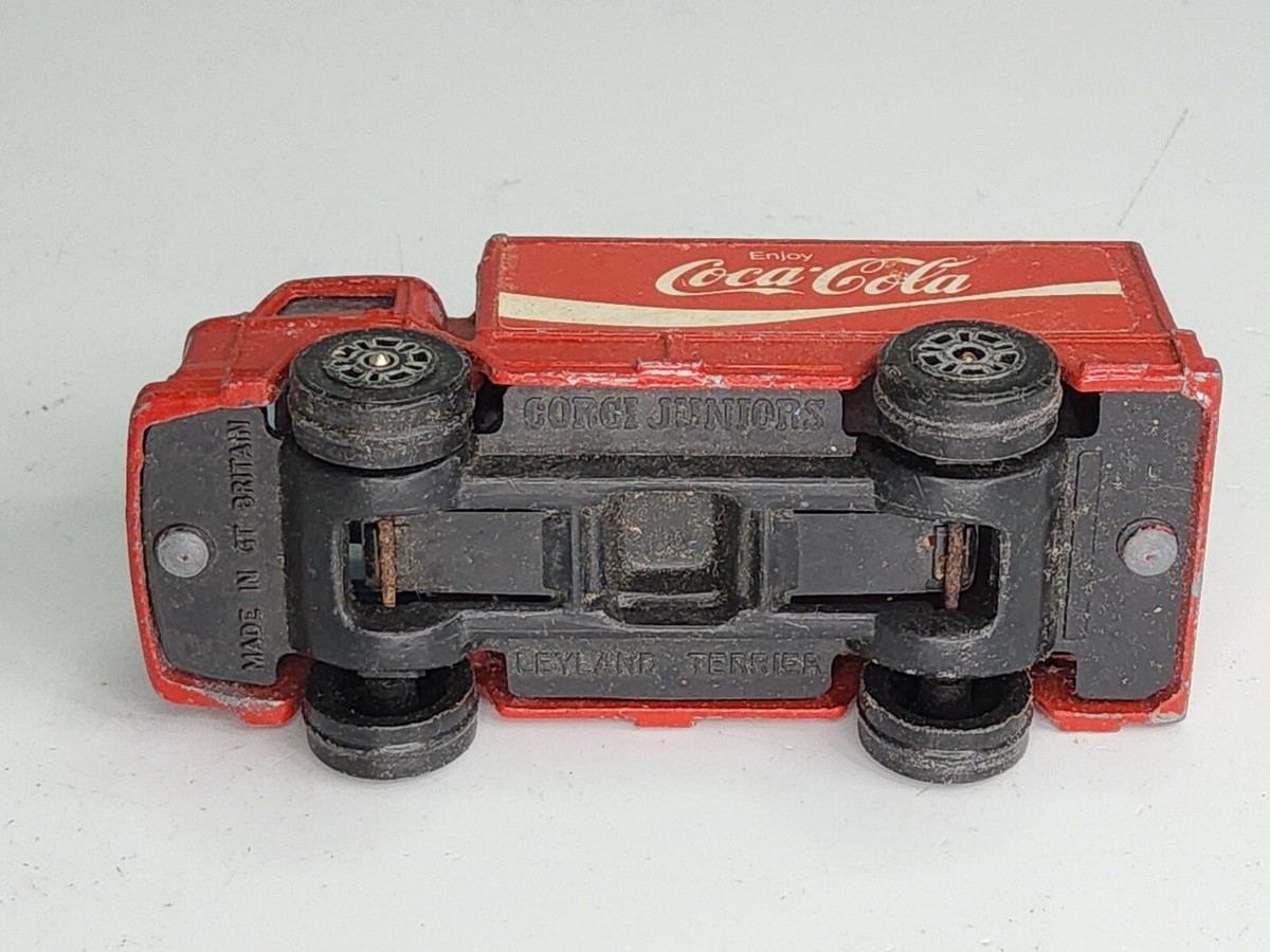 Vintage Corgi Juniors Coca Cola Coke Truck Leyland Terrier Made