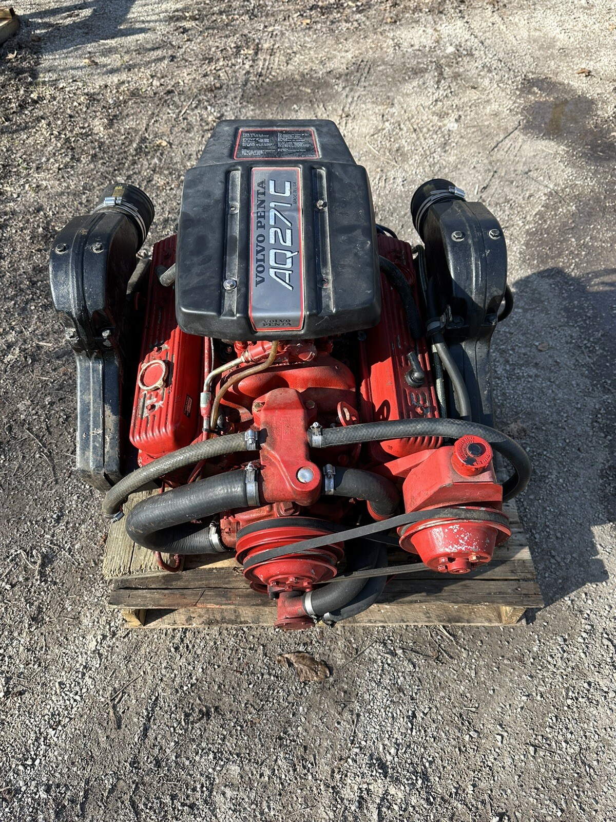 90 Volvo Penta Aq271c 5.7 L 350 Boat Engine RUNS GREAT FRESH WATER PLUG