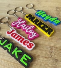 Custom Name Keychain Personalized 3D printed keychain