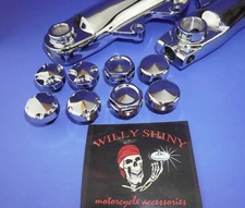 HARLEY 2024- 2025 FORK LEG  AXLE CAPS FOR STREET GLIDE AND ROAD GLIDE TWIST-LOCK