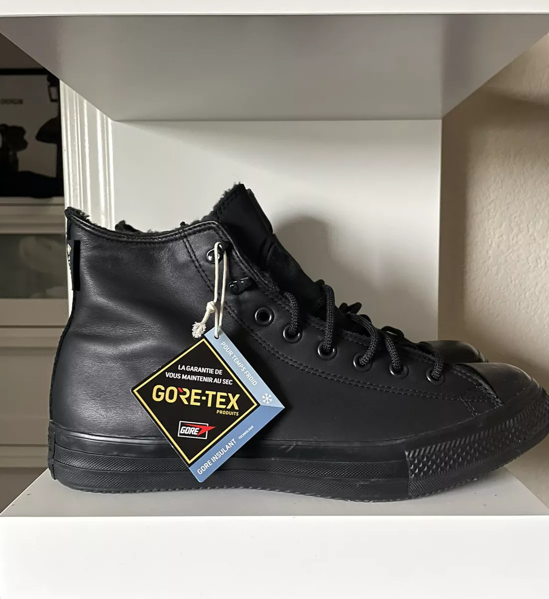 Converse Chuck All Star Winter Gore-Tex Triple Blackout Shoes, Men's 11 | eBay