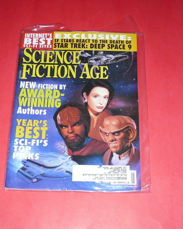 Science Fiction Age Magazine May 1999 Death of Star Trek: Deep Space 9