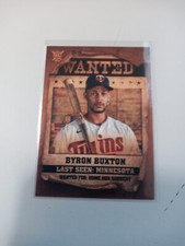 2021 Topps Big League Baseball Byron Buxton Wanted #WT-12 Minnesota Twins