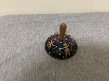 Vintage 1940  s Kirchhof Tin Litho Life of the Party Ballerina Noisemaker Bell