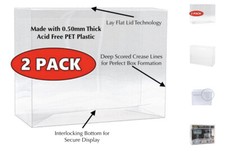 1 UV  Scratch Resistant Funko Pop 2-Pack Size 0.60mm Box Protector Acid Free