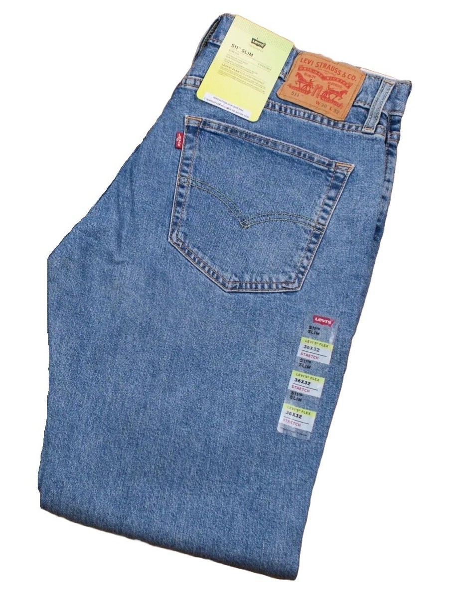 Denim Jeans Celana Levis Levis 511 34 32 Genuine LEVIS Mens 511