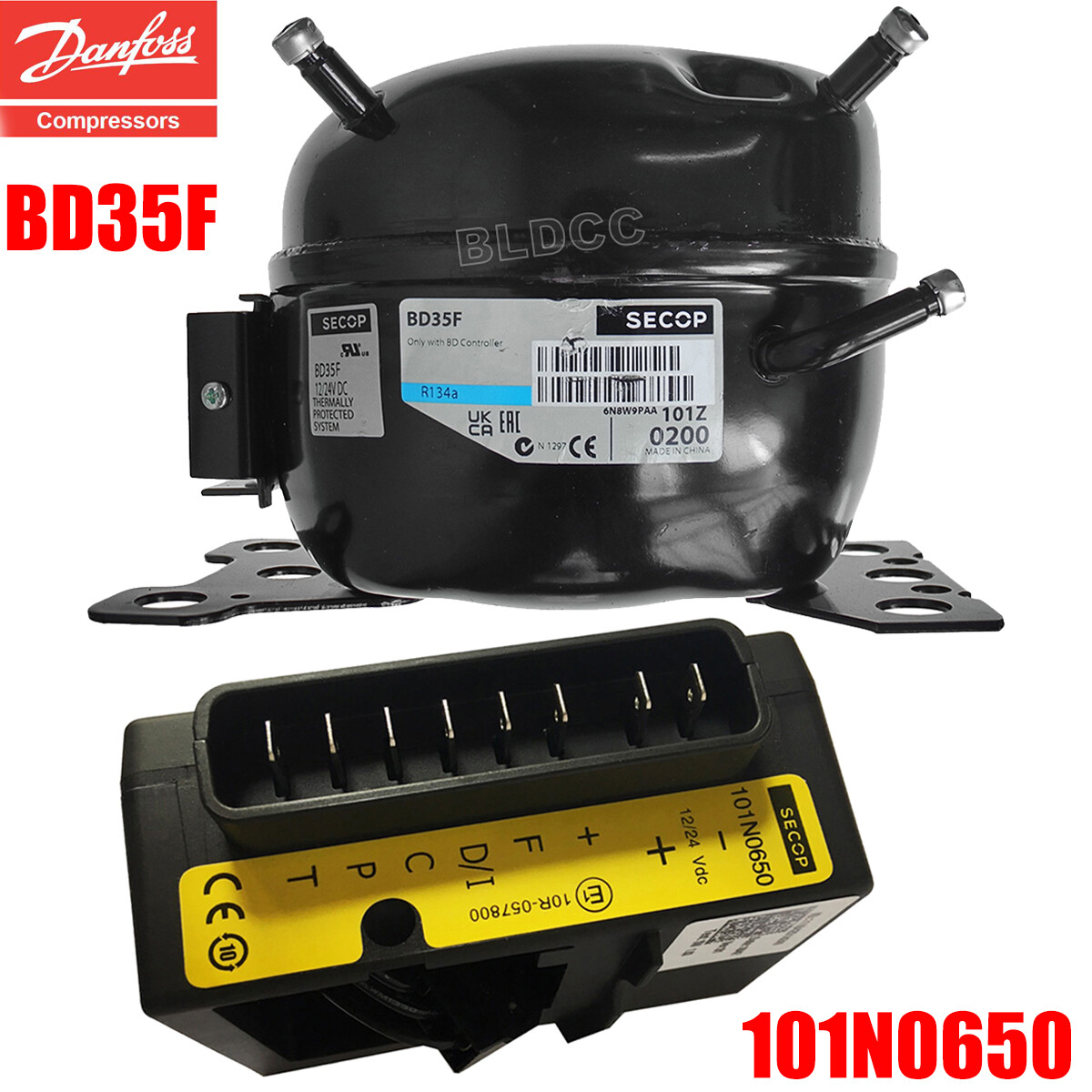 Bd35f Controller Secop Bd35F Compressor _ BD35F Direct Current Compressor 12/24V DC, 10 ...