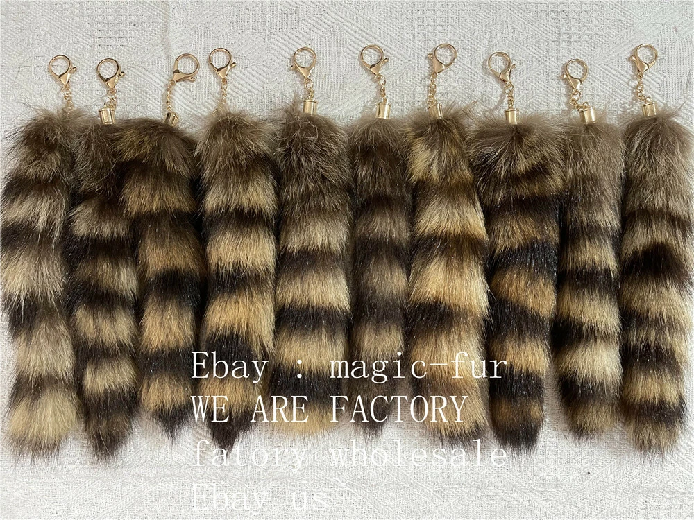 Raccoon tail best sale keychain