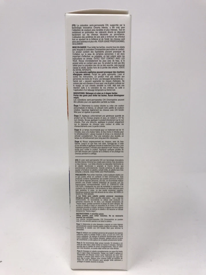 CHI Chromashine Semi-Permanent Hair Color - Various Colors - 4 oz - Choose Yours - Image 4 of 4