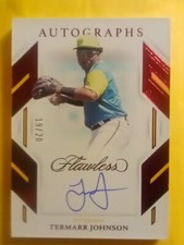  2023 Panini Flawless Termarr Johnson Rookie Auto on Card Autograph #19/20