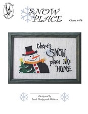 There's Snow Place Like Home Cross Stitch Chart design by Leah Kiesler