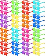 Sherr 48 Pairs Rimless Sunglasses Neon Party Supplies Colorful Glasses Plasti...