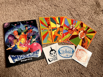 Mind Game Anime Blu-ray/DVD + Art Cards KICKSTARTER EDITION Mind Game Anime Blu-ray/DVD + Art Cards KICKSTARTER EDITION
